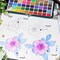 Artecho Watercolor Paint Set 50 Colors, Travel Watercolor Set with Watercolor Papers and Brushes, Ideal for Amateur Hobbyists, Painting Lovers and Artists